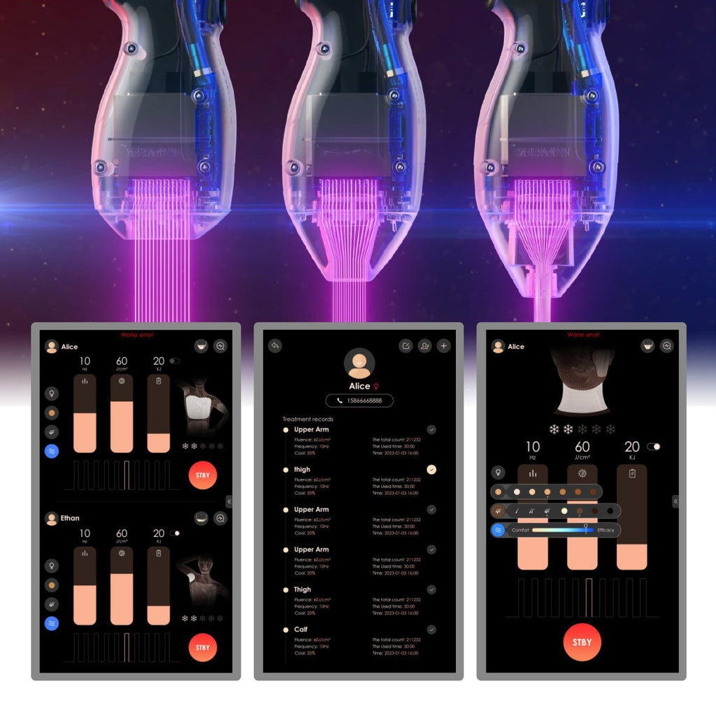 Laser diodowy do epilacji Eos ICE - interface