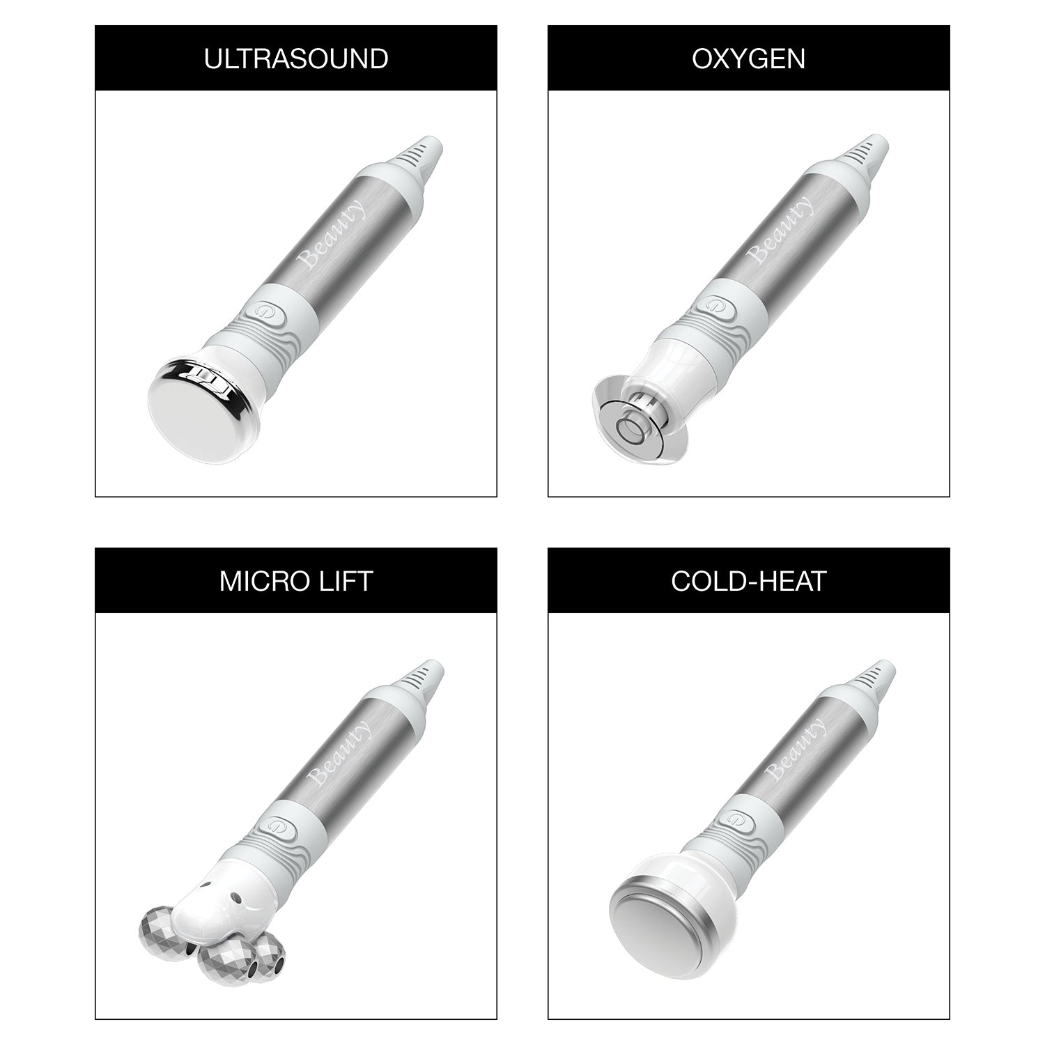 Oczyszczanie Wodorowe Aquarius 10w1 - głowice zabiegowe 2