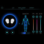 Kriolipoliza + elektrostymulacja mięśni EMS Cryo Basic - interface