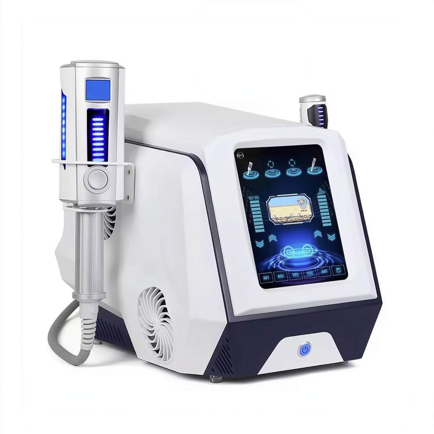 Endermomasaż z mikrowibracją i IR - lewy bok