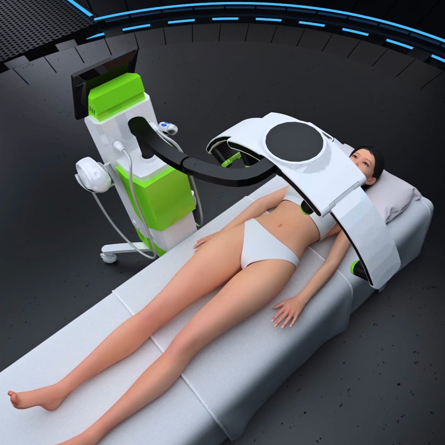 Green Laser 10D + Inner Roller - zabieg