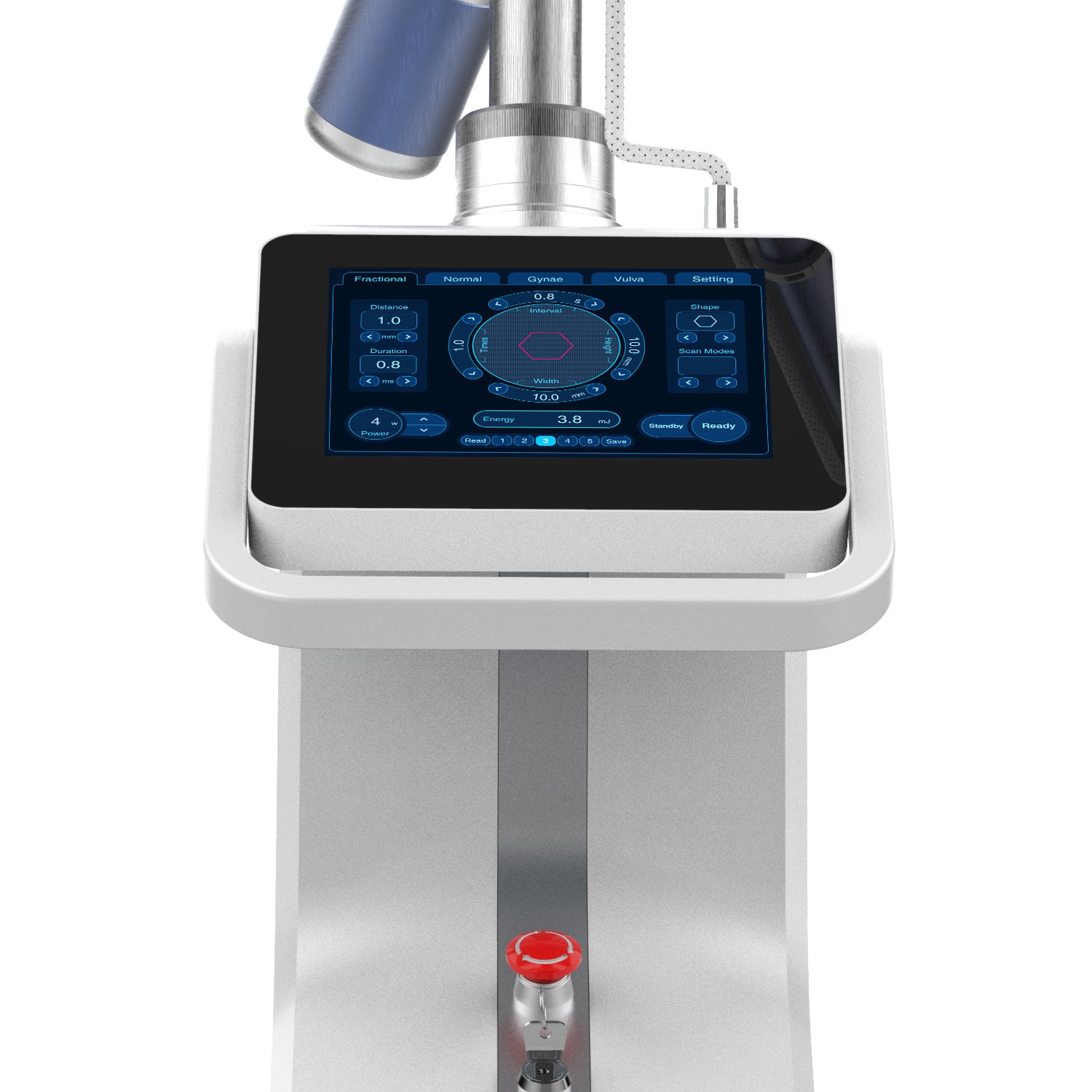 Laser Frakcyjny CO2 60W - interface 1